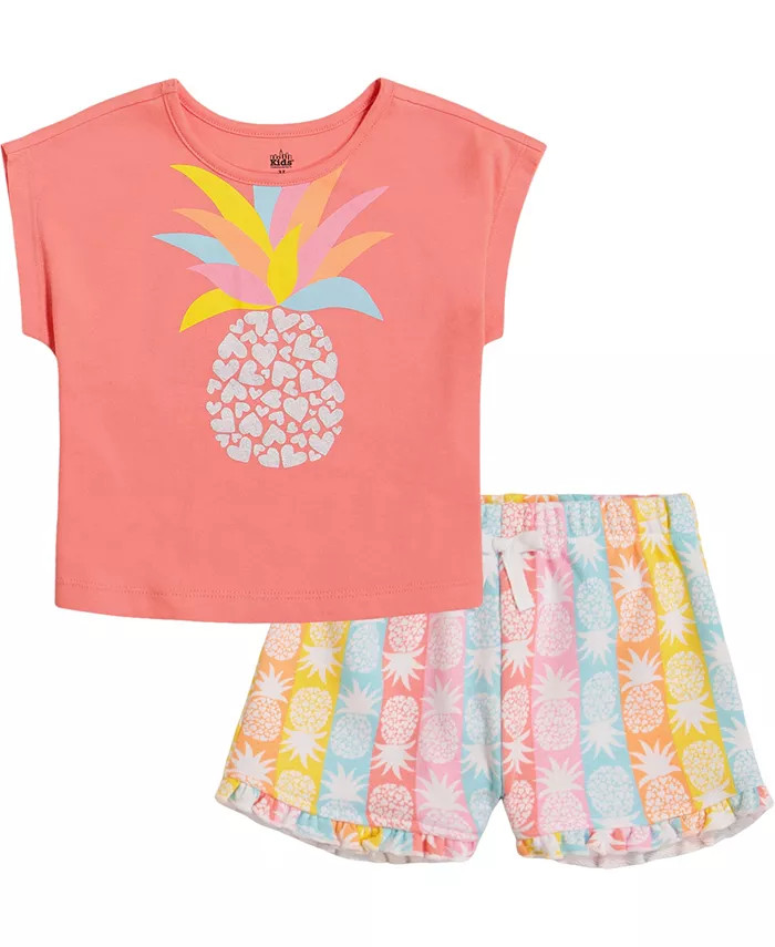 Kids Headquarters
          
        
  
      
          Toddler Girls Pineapple Tee and Printed... | Macy's