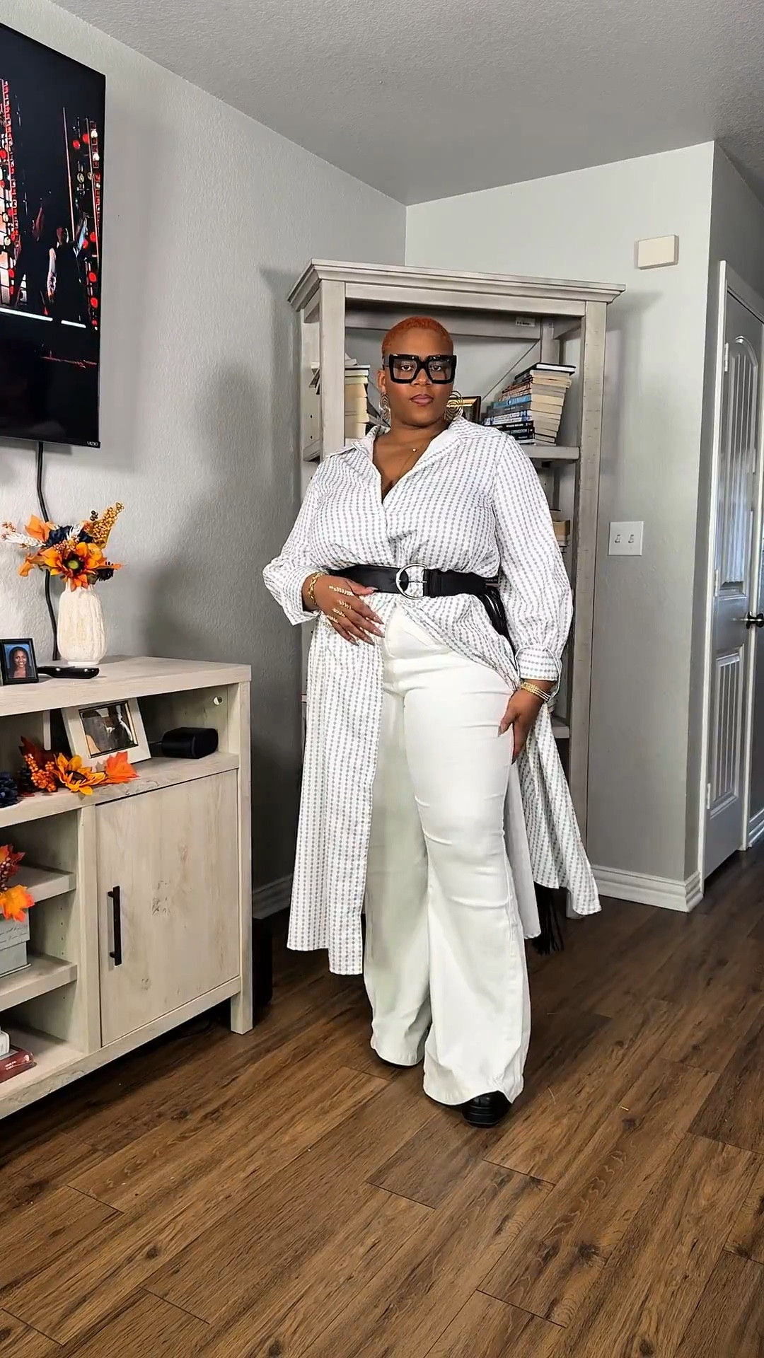 It’s giving southern sophistication at its finest 🥰🎀

Size XXL - shirt 
Size 16 pants
Size 10 boots 







under $50 finds, fashion on a budget, Amazon outfit ideas, viral plus size finds, TikTok made me buy it, curvy girl fashion, thick and stylish, body-positive style


#LTKStyleTip #LTKFindsUnder50 #LTKPlusSize