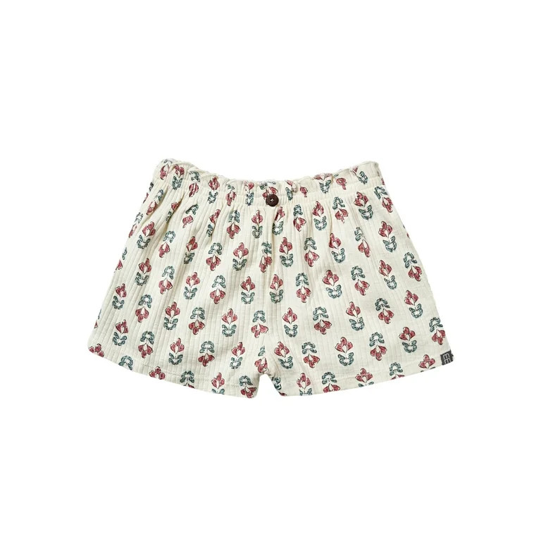 Modern Moments by Gerber Toddler Girl Organic Wide Leg Short, Sizes 12M-5T | Walmart (US)