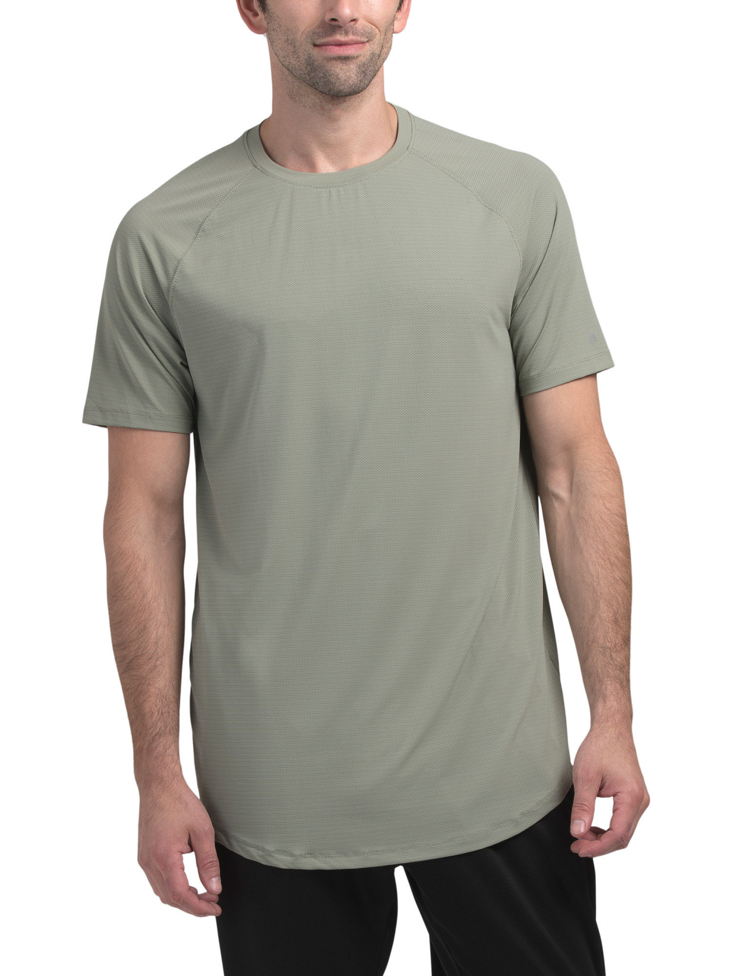 Moisture Wicking Stretch Perforated Tee | TJ Maxx