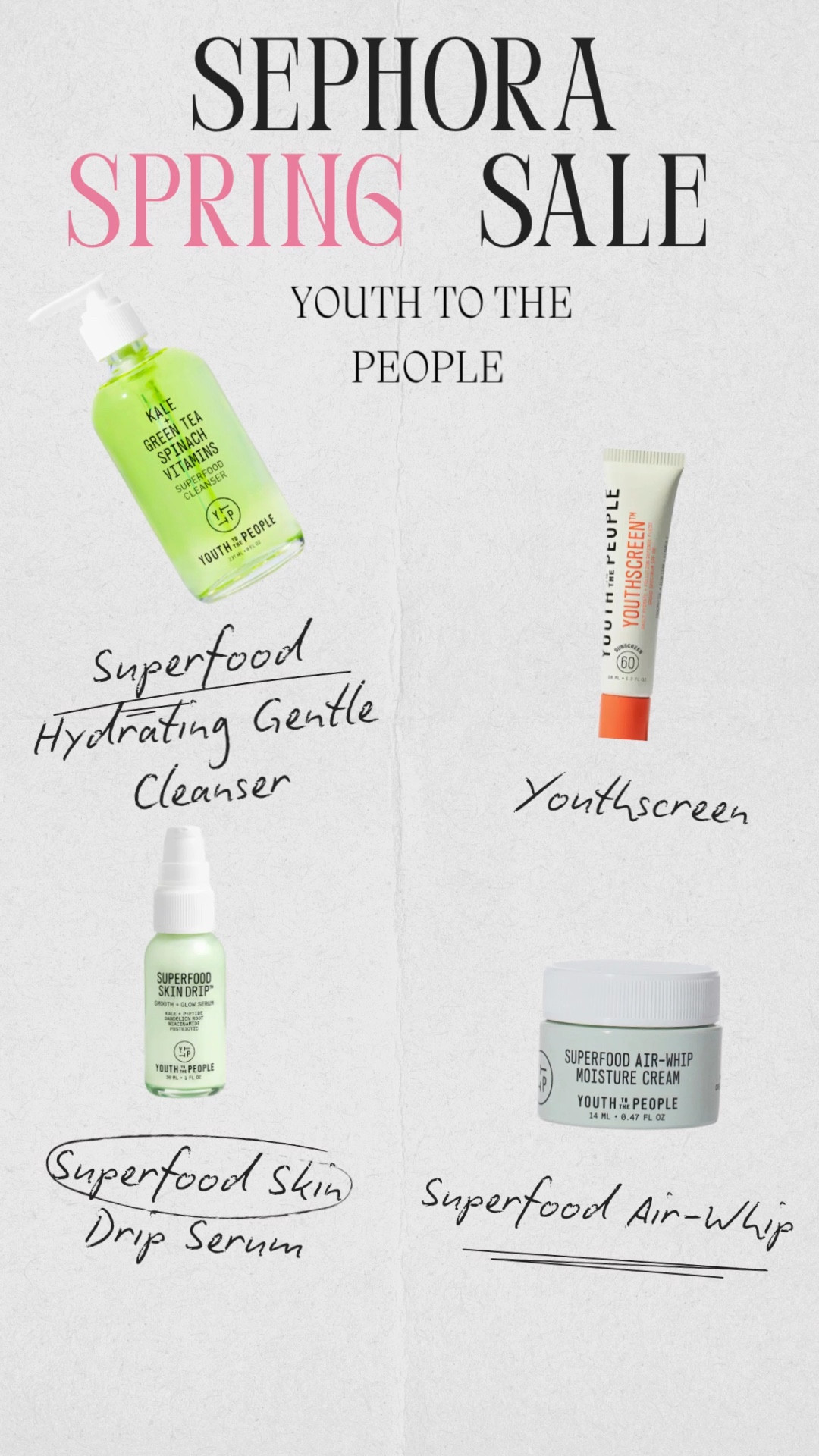 Here are my picks for today for the @Sephora spring sale event . Youth to the people ! See you back tomorrow, for tomorrow’s picks ! 

#LTKBeauty #LTKselfcare #LTKSaleAlert