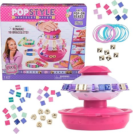 Cool Maker, PopStyle Bracelet Making Kit with 170 Beads, Make & Remake 10 (Packaging May Vary), A... | Amazon (US)
