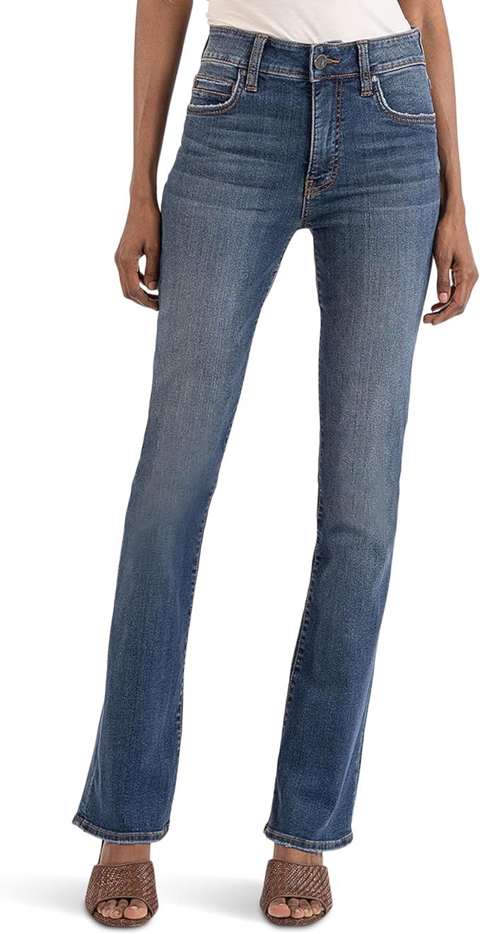 KUT from the Kloth Natalie High Rise Bootcut Jeans | Amazon (US)