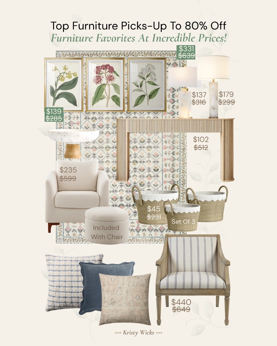 Top Furniture Picks Up To 80% Off!

#LTKHome