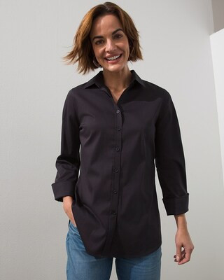 No Iron™ 3/4 Sleeve Stretch Shirt | Chico's