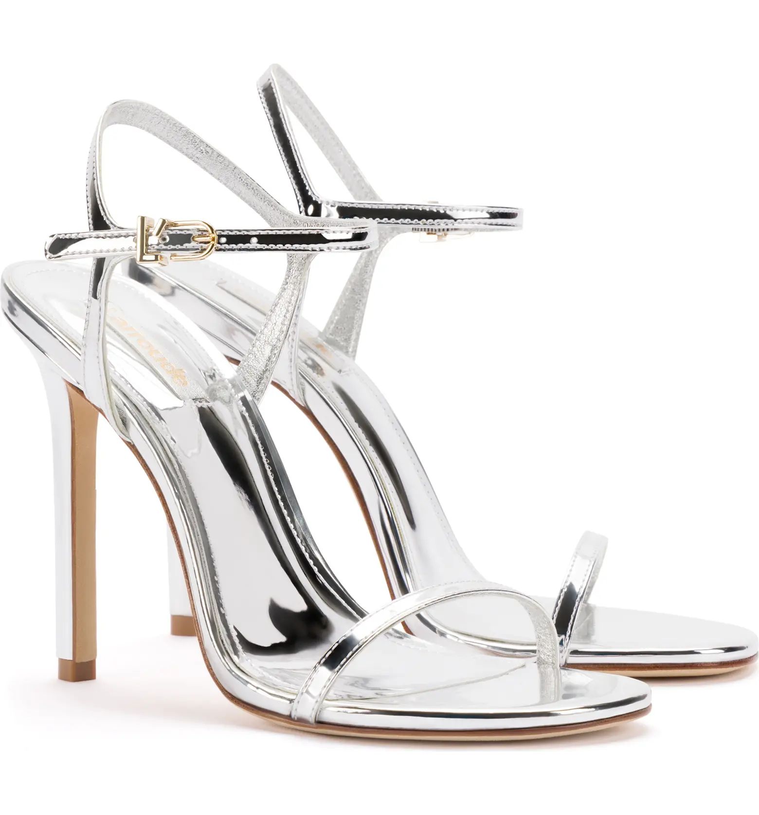 Metallic Stiletto Sandal (Women) | Nordstrom
