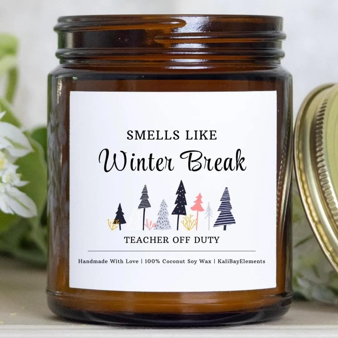 Christmas Gifts for Teacher - Apprecialtion Winter Break Personalized Teacher Gift, Teacher Cowor... | Etsy (US)