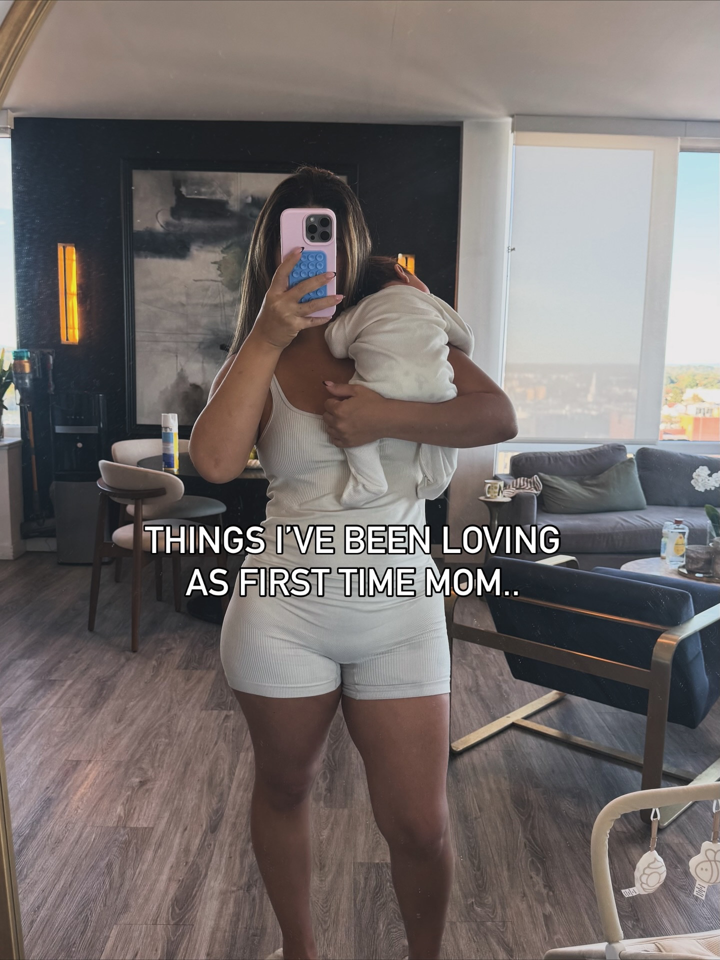 Things I’ve been loving as a first time mom ;

1. @skiphop changing table, we love this. Makes it so easy to change a diaper and baby loves it. Easy to clean and it bring a strap for when baby gets older

2. @babybjornus mini Carrier. Contact naps have never been this easy. I can have 2 free hands and still have baby. Plus it’s super comfy and cute 

3. @hatchforsleep soundmachine. We all love it . Never did I think I would love whitenoise lol. Plus it changes light color and has the time perfect for night feedings 

4. @mymilliemoon diapers are my fav. We have tried other brands as we were gifted and Millie moon are by far our favs. 

5. @graco swing. We were gifted this and I wasn’t sure if we were going to use it. But we use it more than anything . Lifesaver and baby loves it 

6. @babybrezza formula pro ! YOU NEED THIS. Everyone does if your formula feeding. Prepares bottles in like 5secs it’s a lifesaver 

7. Diaper caddy’s is every room for easy changing access, specially night time changes! This only makes ur life easy

8. @suavinex_usa paci, baby’s favorite. We got it as a sample and had to buy more. Plus they are super cute 

9. @beis travel changing pad, this has saved us many times when in public restrooms, even in the car. Sanitary for baby and it’s easy to clean. 

These are all items that have made our lifes easier as first time parents with a newborn. All listed in my LTK ON BIO 

Let me know what other items you have been loving 💙💙 

#firsttimemommusthaves #newborn #firsttimeparents #ﬁrsttimemom