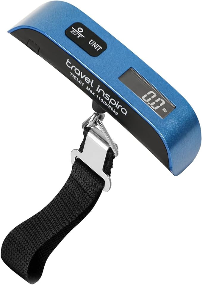 travel inspira Luggage Scale, Portable Digital Hanging Baggage Scale for Travel, Suitcase Weight ... | Amazon (US)