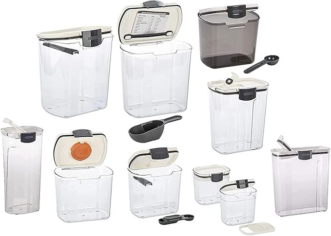 Progressive ProKeeper Baker's Airtight Kitchen Storage Canister Container Set for Flour, Sugar & ... | Amazon (US)