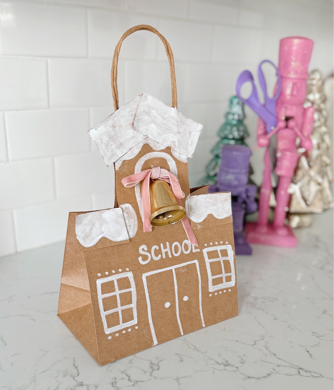 DIY School House Gingerbread Gift Bag by STEPH @mama.jots 

#LTKGiftGuide #LTKSeasonal #LTKHoliday