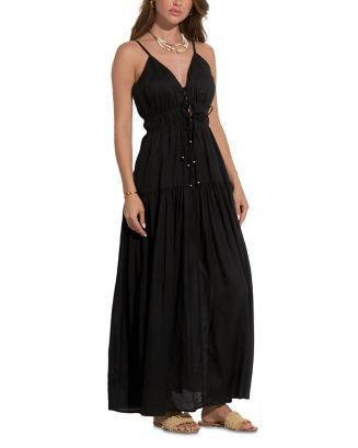 Spaghetti Strap Maxi Swim Cover-Up Dress | Bloomingdale's (US)