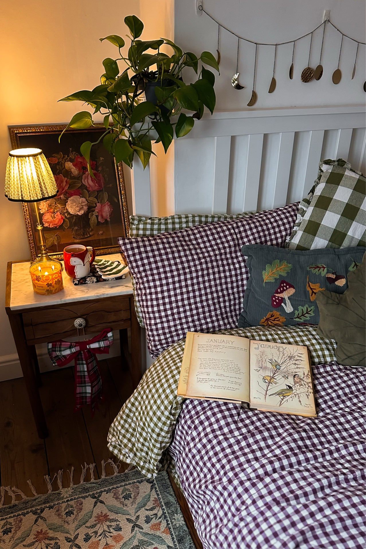 Cozy gingham winter bedroom 🧸❄️✨

#LTKhome #LTKuk #LTKwinter