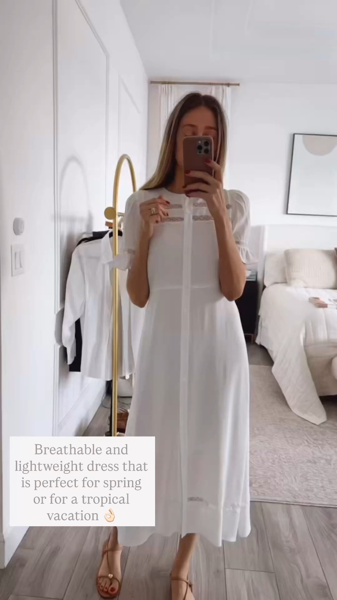 Feminine and elegant dress with breathable lightweight fabric and lace details.Perfect for spring and summer! Runs true to size I’m wearing size small. @onequince #quincepartner


#LTKSeasonal #LTKootd #LTKU