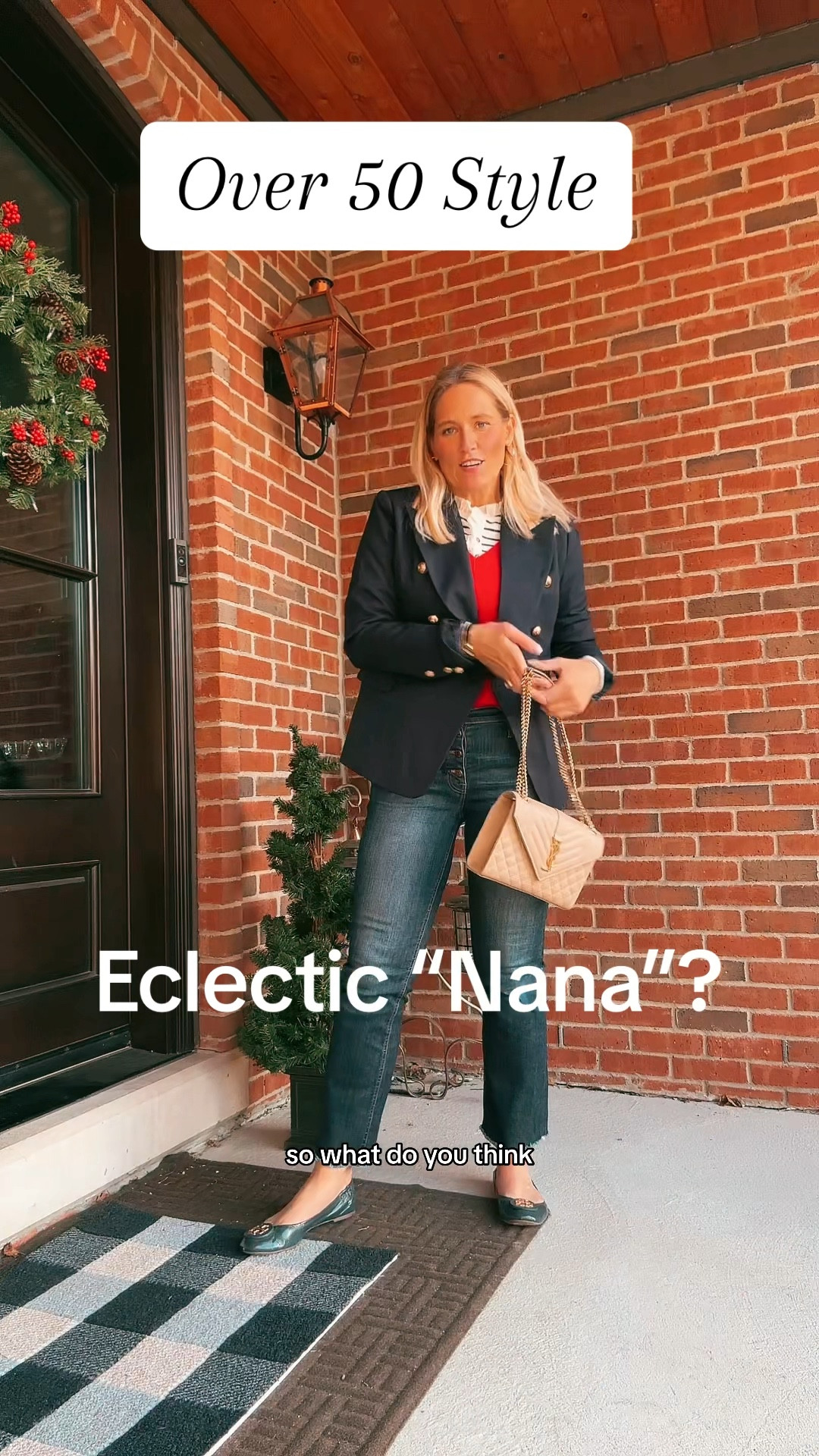 I'm going with Eclectic Nana today!
What do you think of it? Click link in bio to LTK! #over50women #over40women #fashion #over50style #midsizestyle #styleideas #eclecticgrandpa

#LTKmidsize #LTKover40 #LTKSeasonal