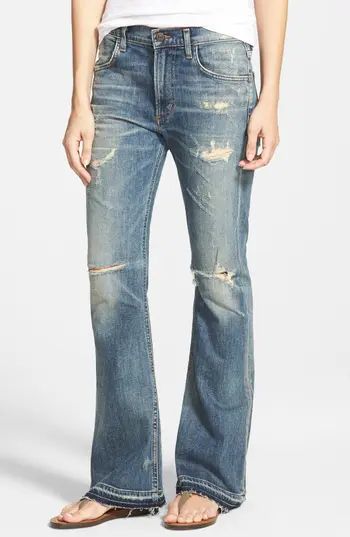 Women's Citizens Of Humanity 'Drew Flip Flop' Flare Jeans | Nordstrom