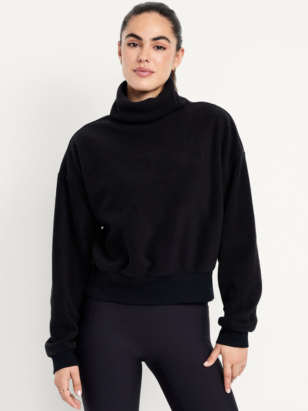 Performance Microfleece Mock Neck Sweatshirt | Old Navy (US)
