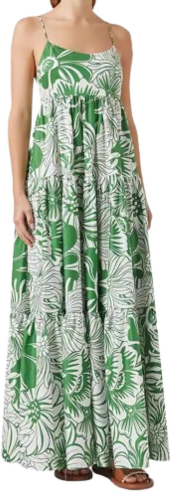 Morana Maxi Dress Boho Maxi Dress Y2K Dress Sundress Spaghetti Strap Dress Floral Dress Casual Va... | Amazon (US)