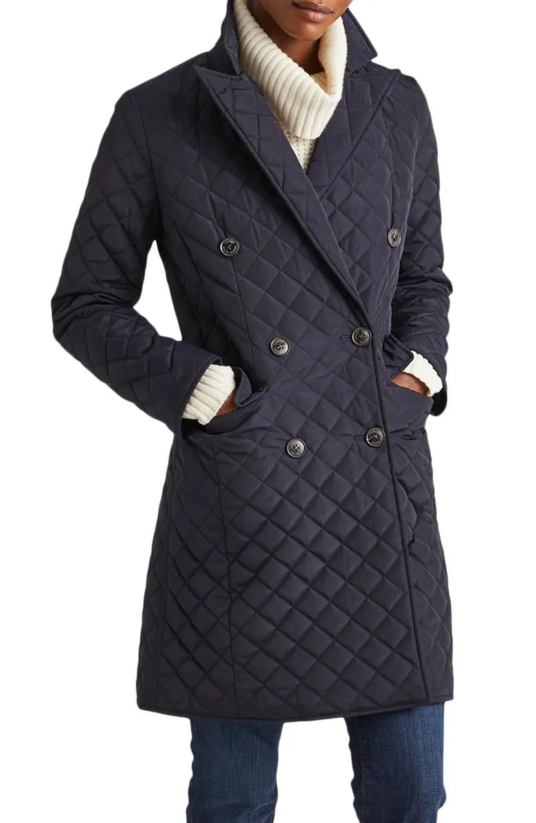 Quilted Double Breasted Coat | Nordstrom | Nordstrom