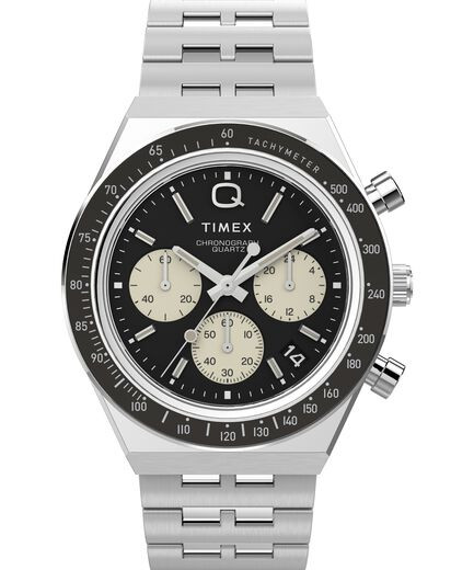 Q Timex Chronograph 40mm Stainless Steel Bracelet Watch - Timex US | Timex