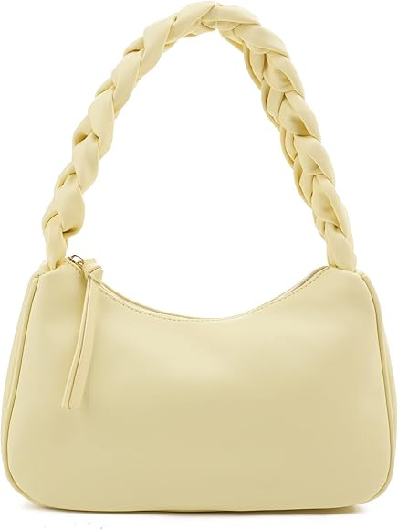 Emperia Braided Top Handle Shoulder Bag For Women, Trendy Designer Small Hobo Tote Handbag | Amazon (US)