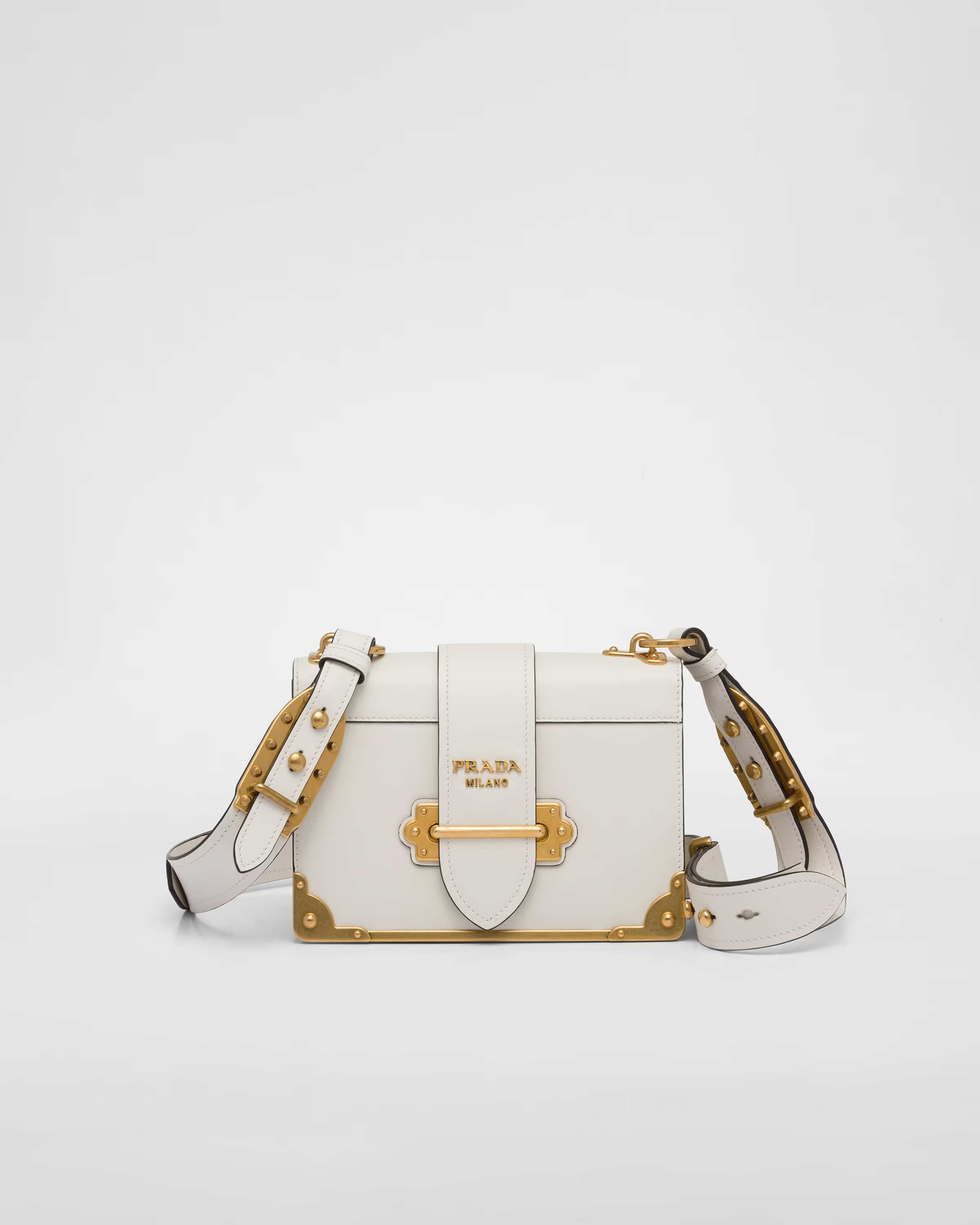 Prada Cahier leather bag | Prada Spa US