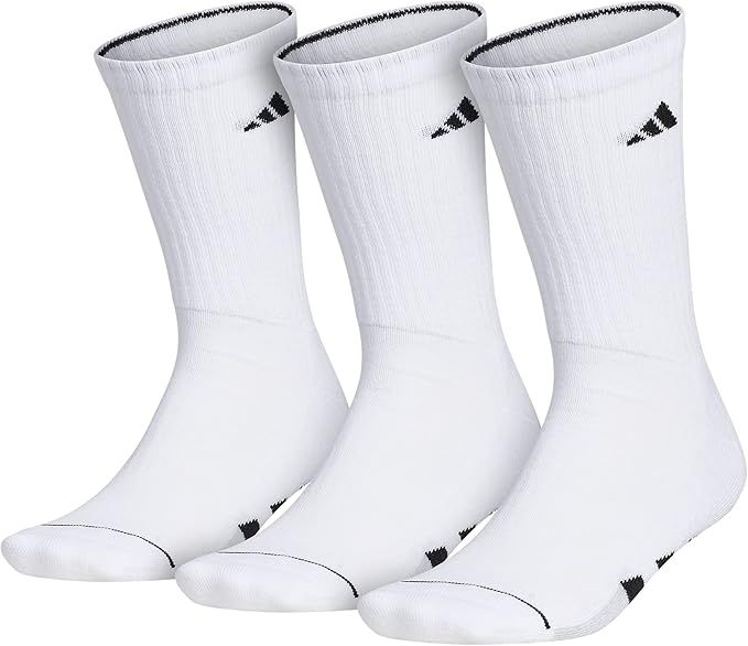 adidas Mens Cushioned Crew Socks (3-pair) | Amazon (US)