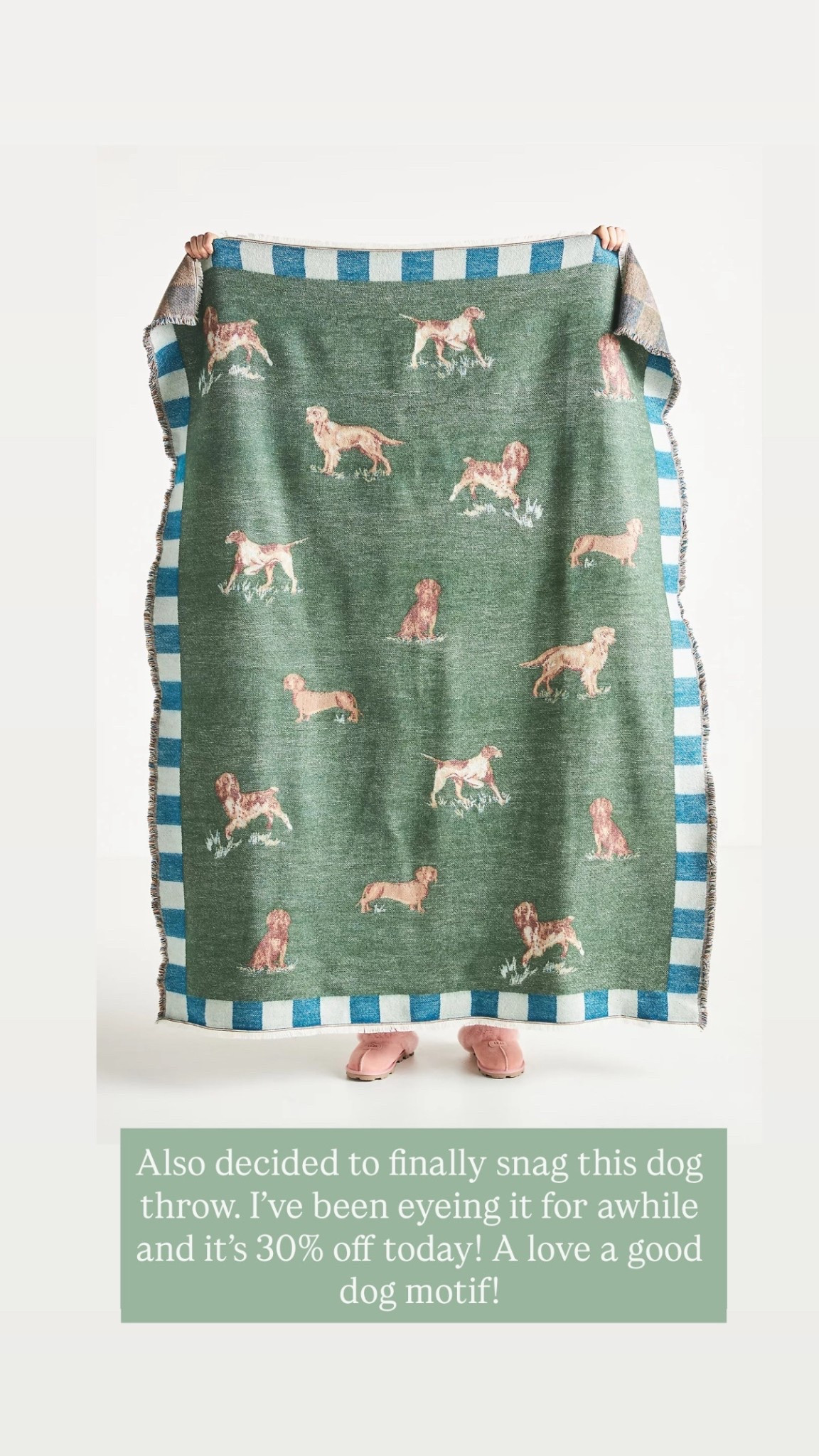 Grabbed this on sale today. Green plus dogs is a win in my book! 

#LTKCyberWeek #LTKGiftGuide #LTKHome