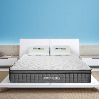 GHOSTBED Flex 13 in. Medium Firm Gel Memory Foam Pillow Top Hybrid Full Mattress 13GBFX46 | The Home Depot