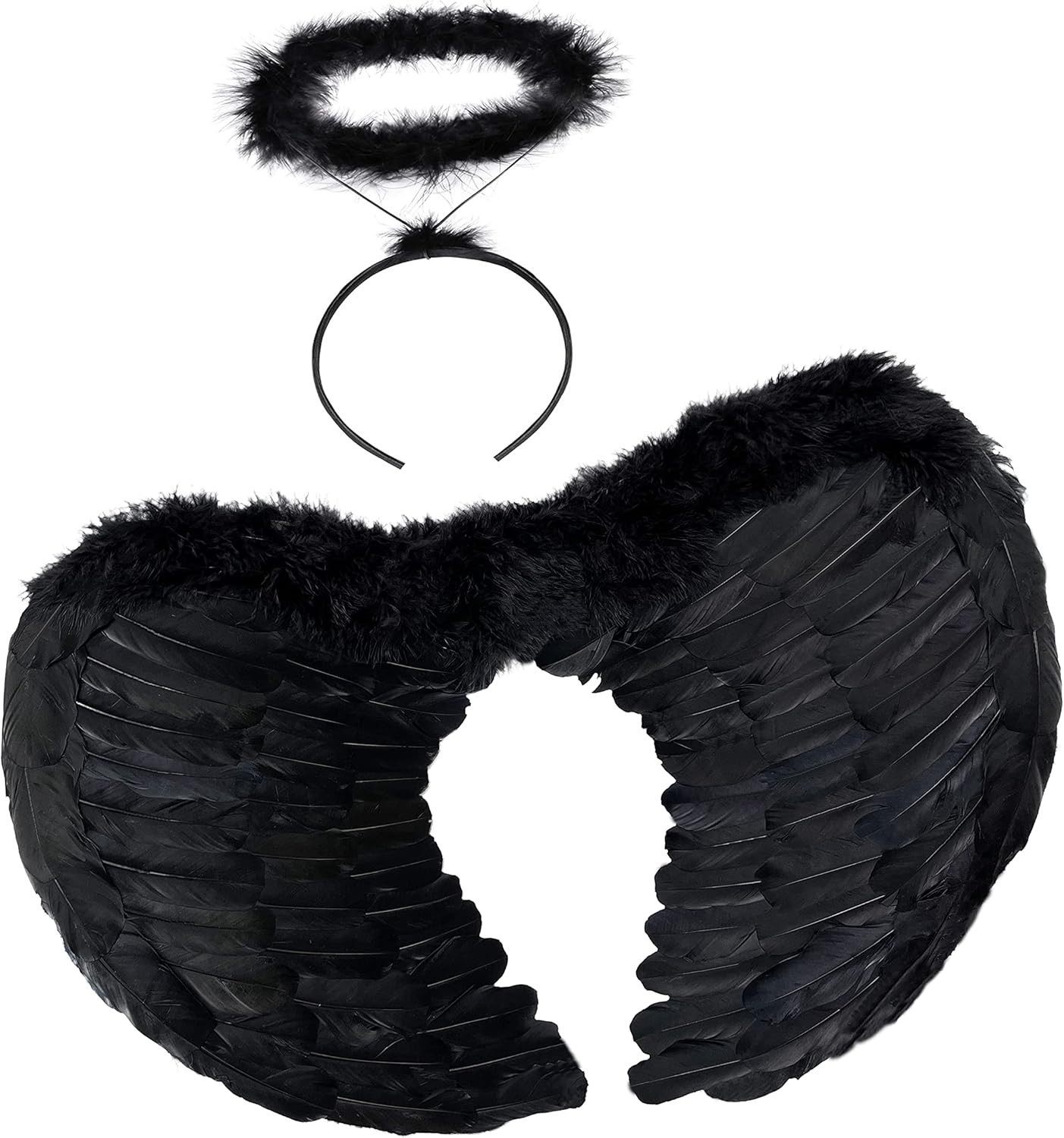 Angel Wings and Halo White Angel Wings for Kids Adult Halloween Christmas | Amazon (US)
