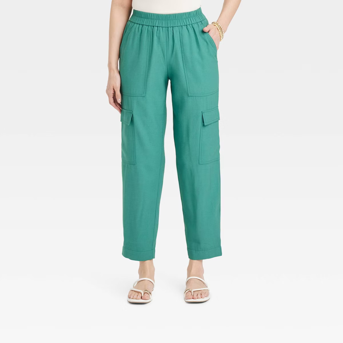 Women's High-Rise Ankle Cargo Pants - A New Day™ | Target