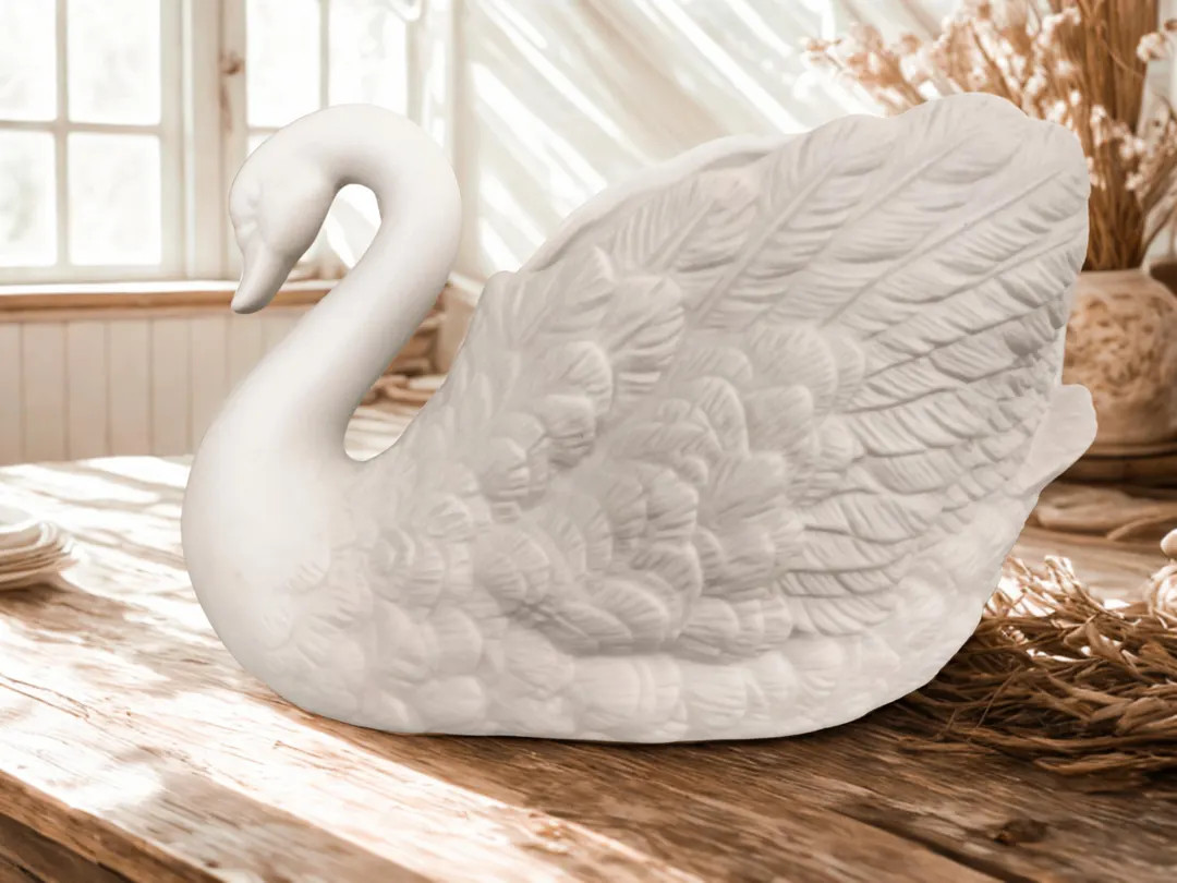 Vintage FTD Porcelain Swan Decorative Planter - Etsy | Etsy (US)