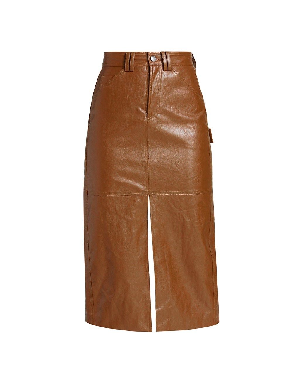 A.L.C. Alden Faux Leather Midi-Skirt | Saks Fifth Avenue