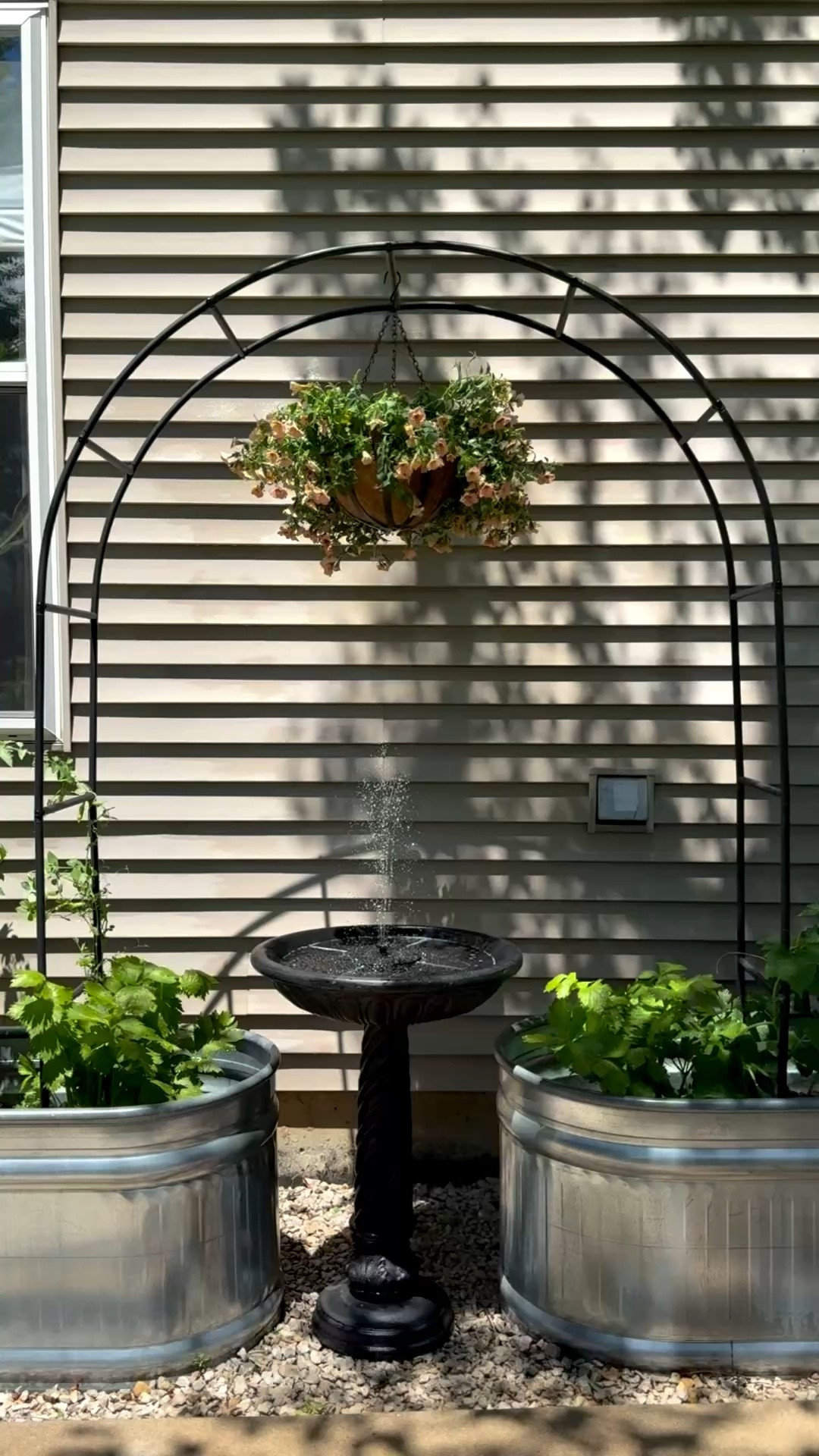 The perfect addition to my small garden, this bird bath with a solar fountain.

#LTKHome #LTKSeasonal