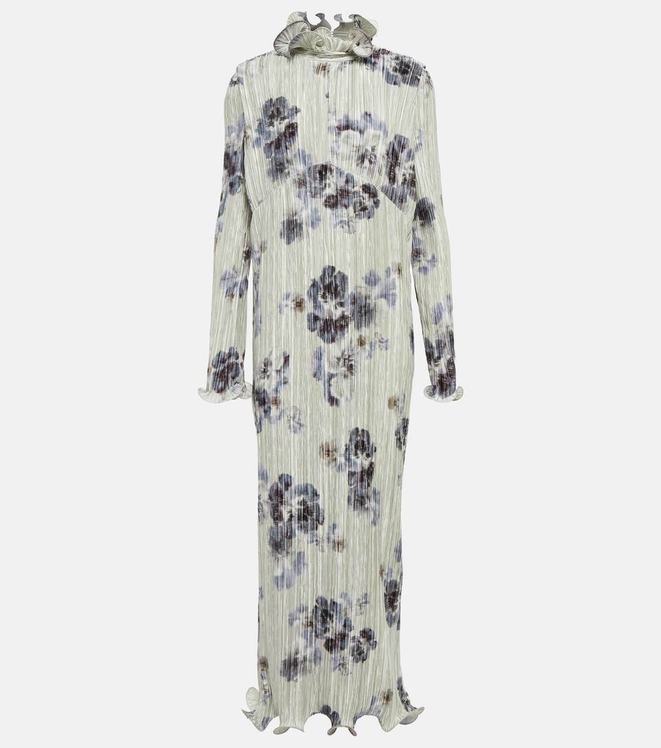 Novella floral pleated satin gown | Mytheresa (US/CA)