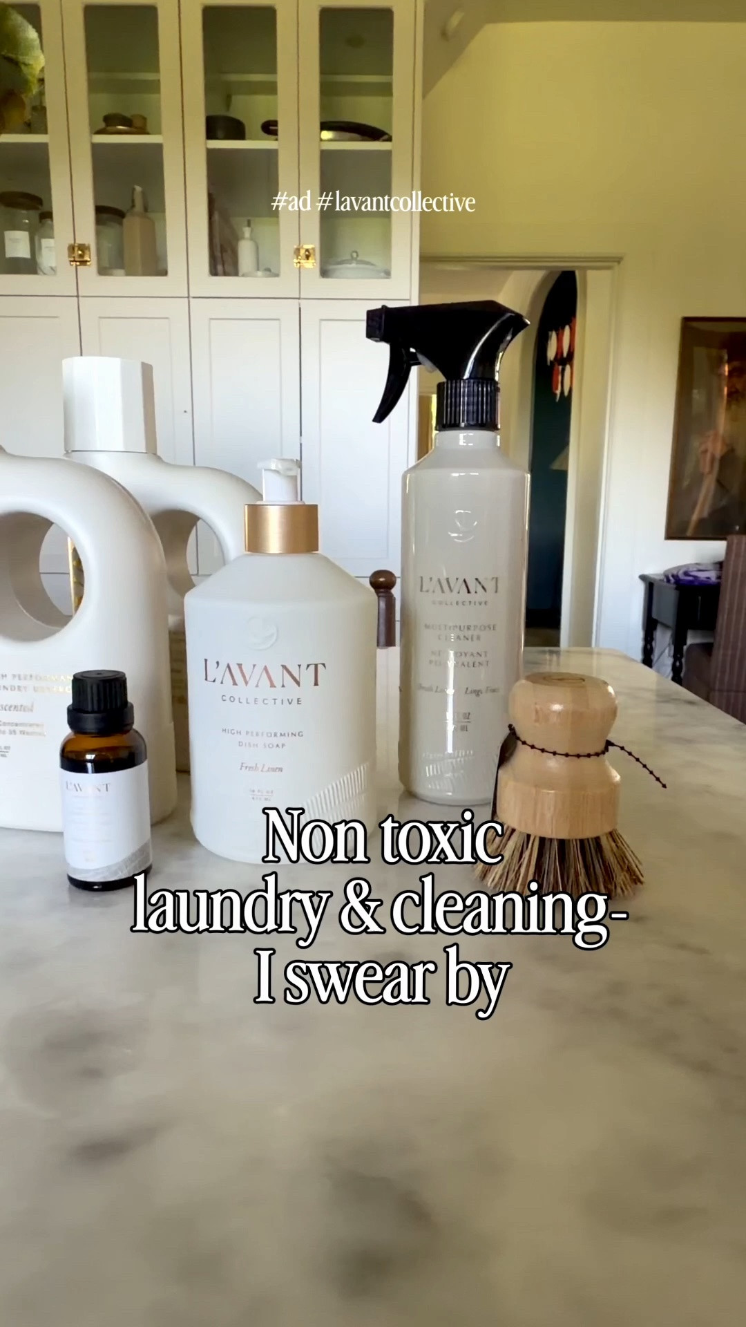 Use code for 20% off- LuxEveryday 

I came for the nontoxic ingredients and stayed for the packaging. 🤍✨

Every product looks beautiful sitting out on the counter, which is probably why I never put any of it away. From the laundry detergent to the dish soap, everything feels elevated and thoughtfully designed.

The linen fragrance oil is my favorite. I add a few drops to my dryer balls, use it in my diffuser, and my house smells like fresh, clean laundry all day long.

I’m genuinely obsessed with this brand and love finding products that are both beautiful and better for your home.
#ad #lavantcollective