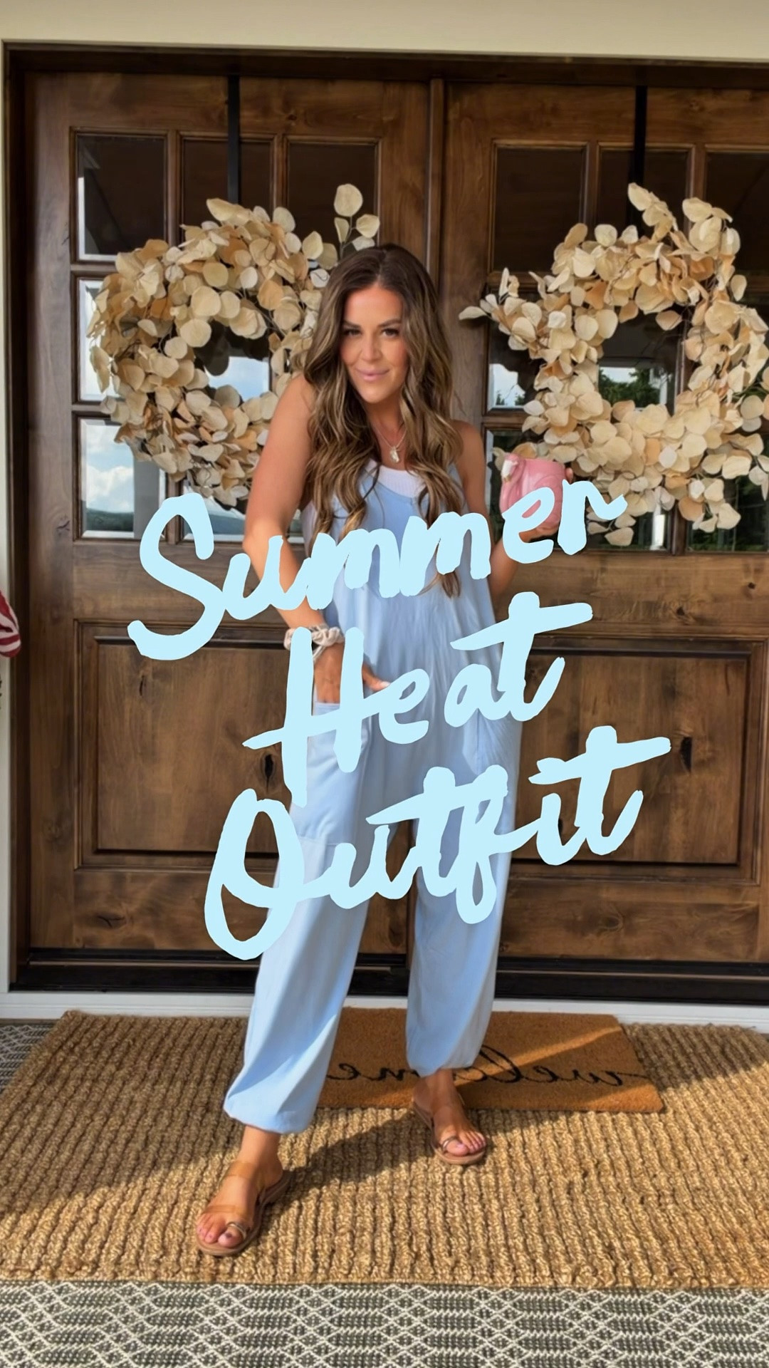 When it’s hot and muggy but you want to be comfy! I love this jumpsuit but here’s my trick! Use hair ties around the bottom to adjust the length you need! It gives that balloon leg effect. 
#petitefashion #amazonfinds #amazonfashion #summeroutfit #petite

#LTKootd #LTKgrwm #LTKmorningroutine