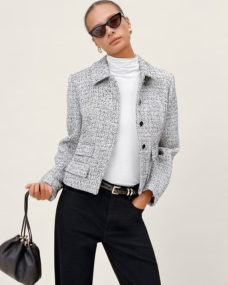 Lucie jacket in marled tweed | J. Crew US