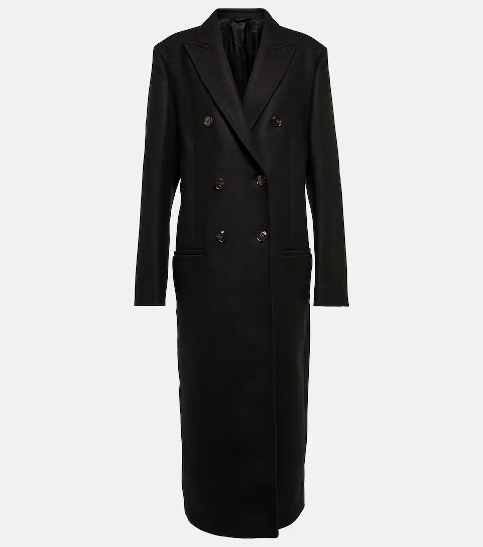 Double-breasted wool coat | Mytheresa (UK)