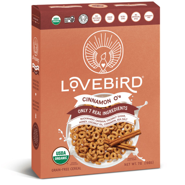 Lovebird Grain-Free Cereal Cinnamon O's | Instacart