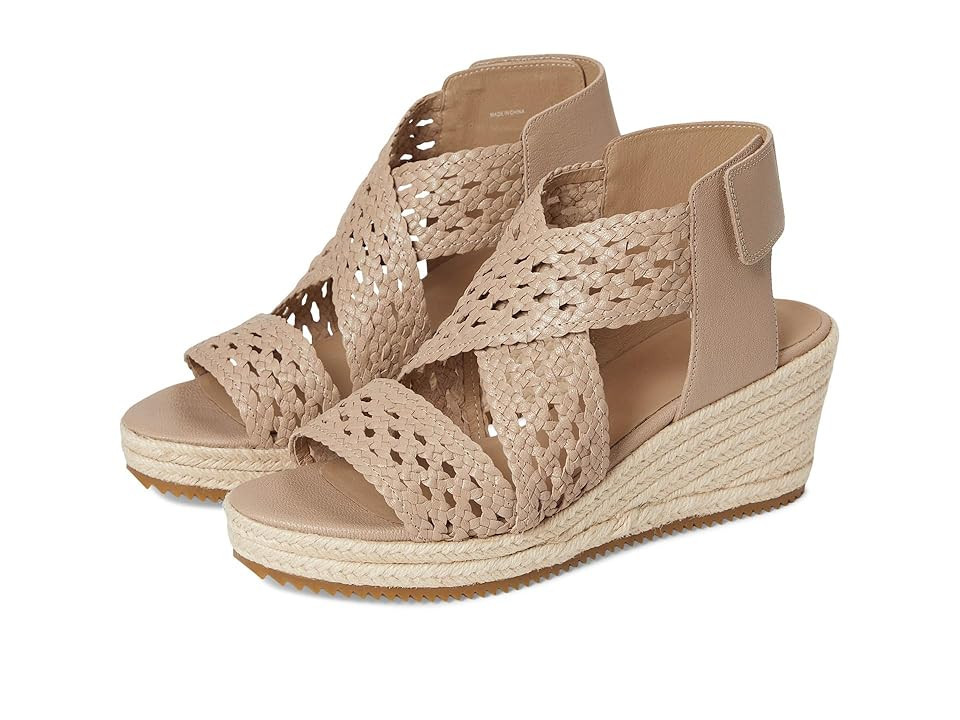 Eileen Fisher Willow Wedge Women's Wedge Shoes Parchment : 9 M, Leather/Rubber | Zappos