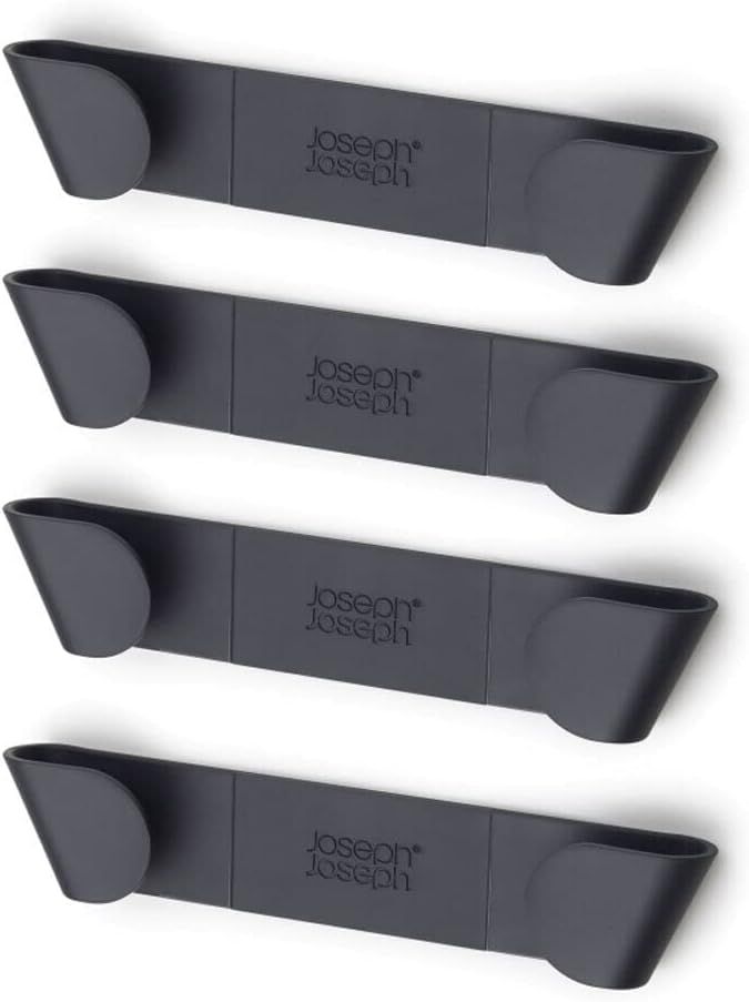 Joseph Joseph Cupboard Store - Set of 4 Pot and Pan Lid Holders Self Adhesive Wall Mount Storage ... | Amazon (US)