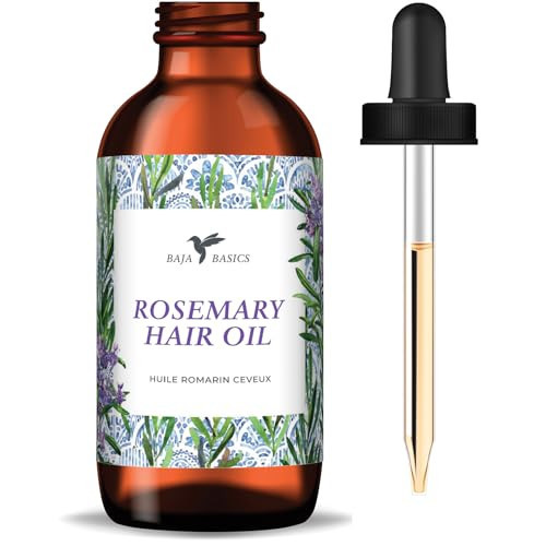 Rosemary Oil for Hair Growth by Baja Basics, Moisturizing Hair Oil for Split Ends and Dry Scalp, Hair Strengthening, All Hair Types 2 oz | Amazon (CA)
