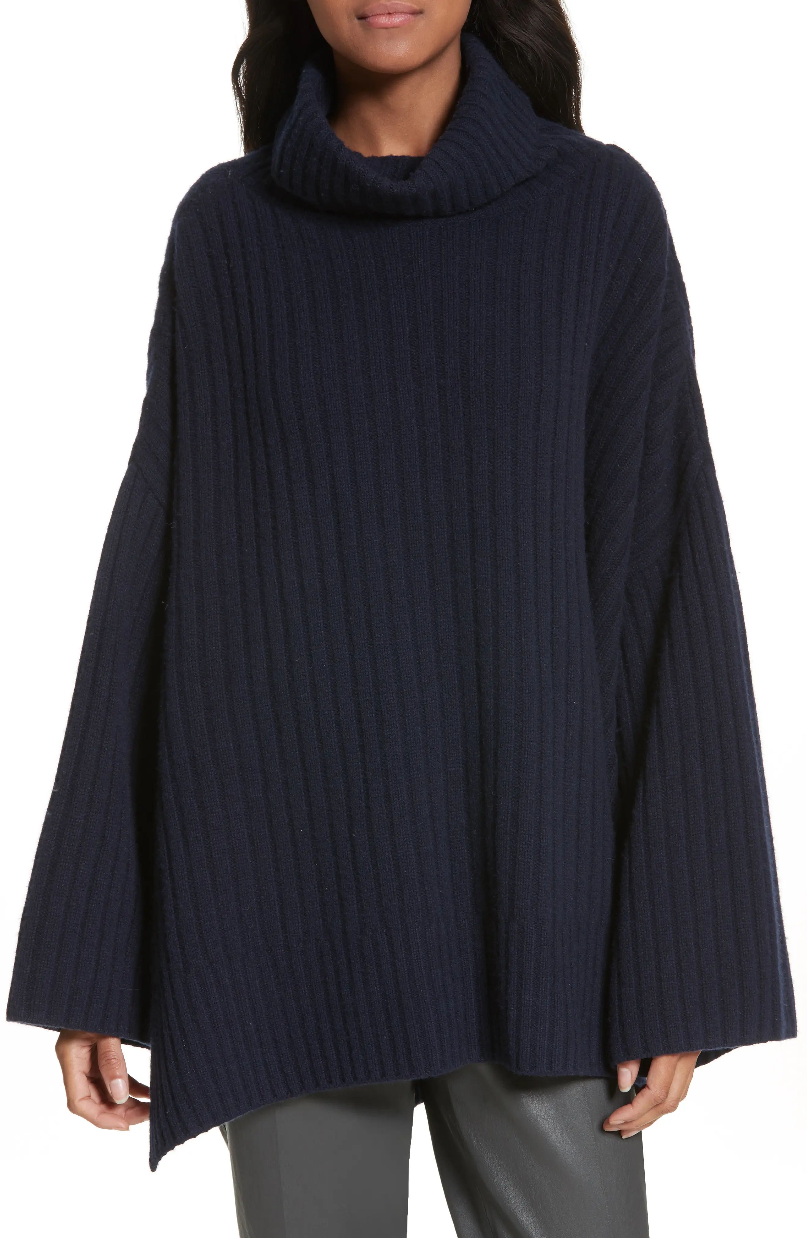 Ribbed Wool Poncho | Nordstrom