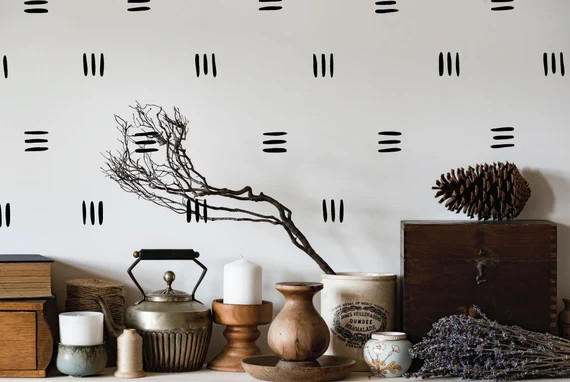 Lines wall decals, trendy wall decals, home wall decals, nursery decals, kids room decals, living... | Etsy (US)