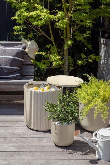 Amazon Outdoor Cooler Side Table - 2 in 1 - Designed for use as Outdoor Side Table, Patio Table, Outdoor Patio Decor and Outdoor Bar, Portable Bar, Patio Bar, Ice Chest

#LTKHome #LTKFamily #LTKSeasonal