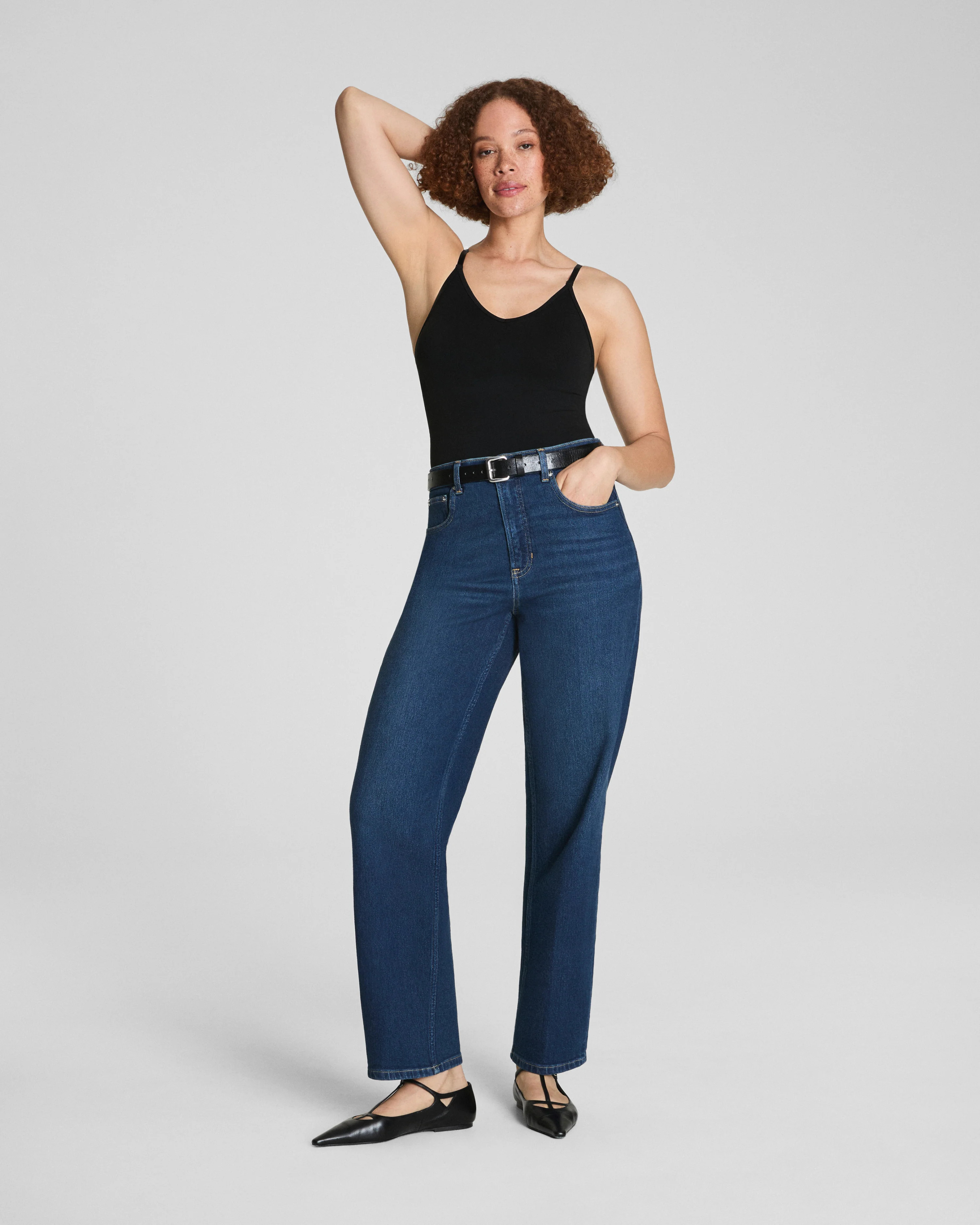 Shaping 90s Straight Leg Jeans | 4-Way Stretch Denim | SPANX | Spanx