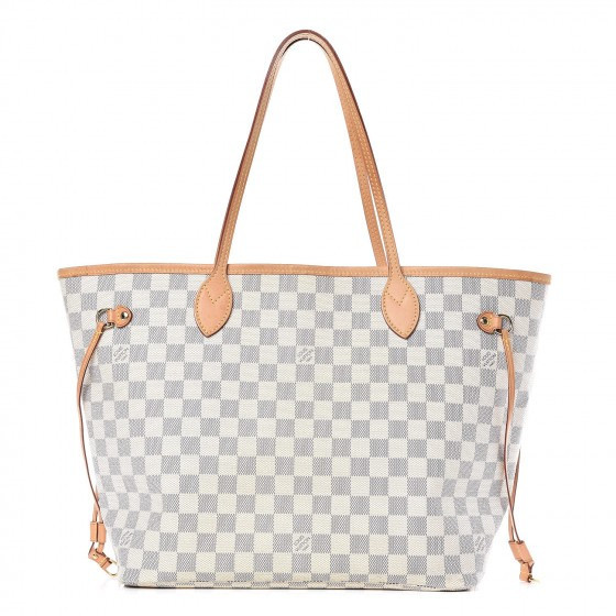LOUIS VUITTON Damier Azur Neverfull MM | Fashionphile
