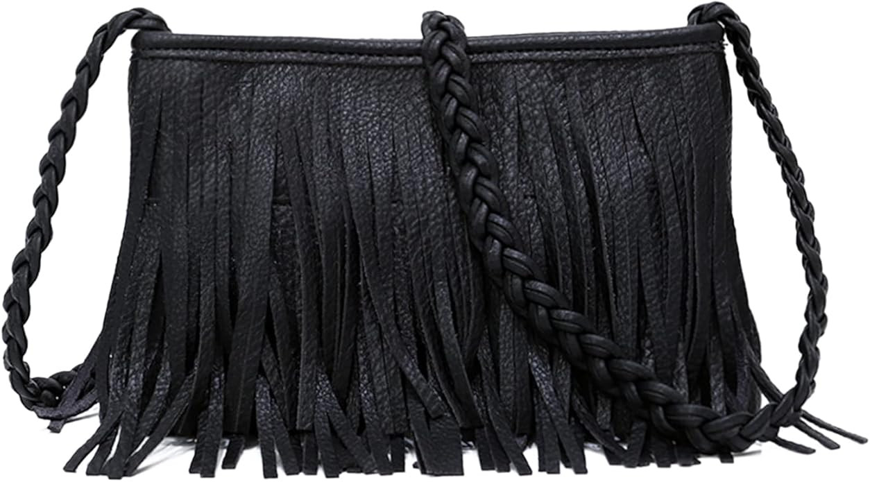 Emprier Women Hobo Fringe Crossbody Purse Vintage Small Tassel Shoulder Handbags Envelope Tassel ... | Amazon (US)