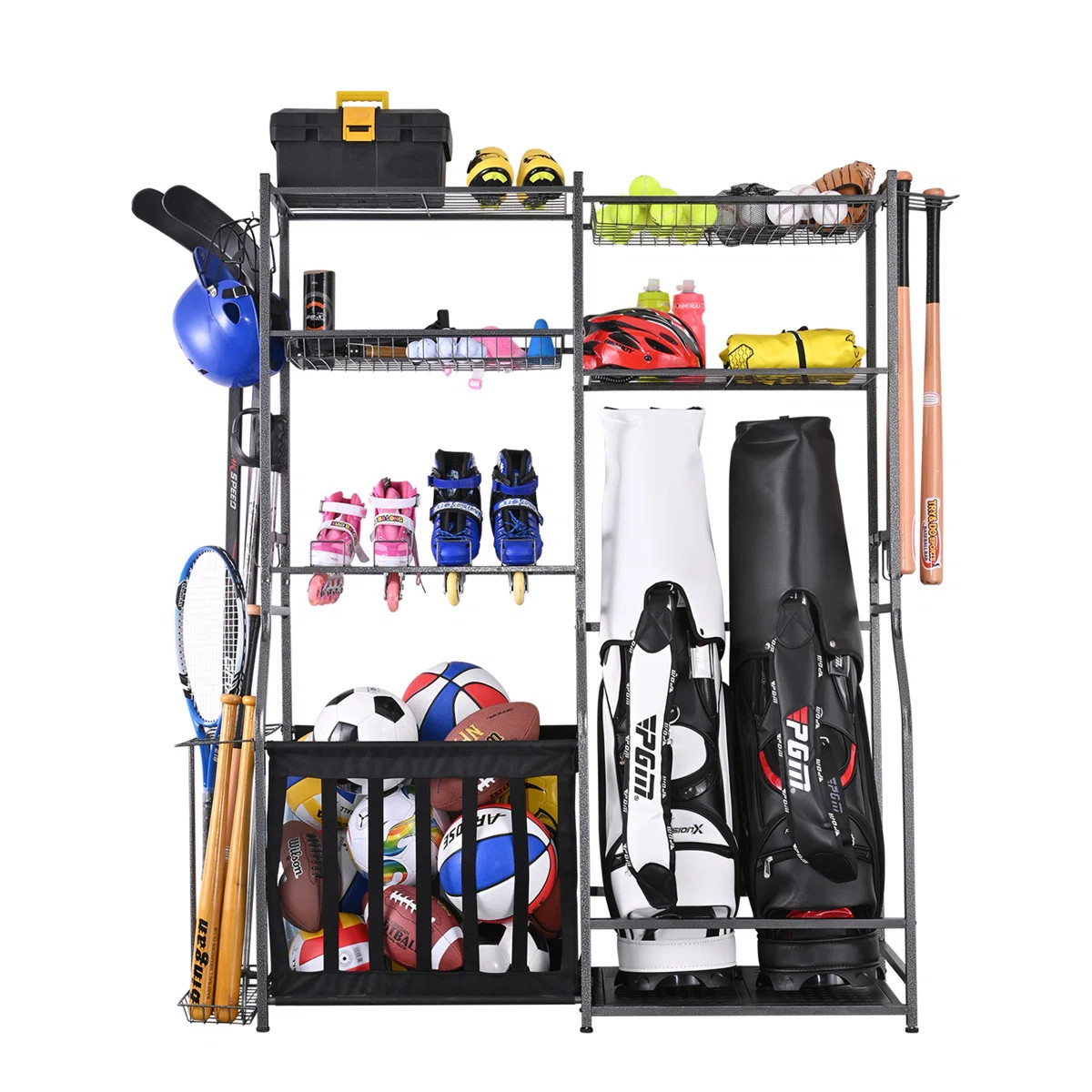 Steel Adjustable Multi-Use Sports Rack | Wayfair North America